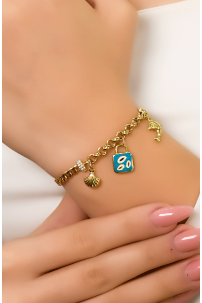 MODERN TARZ BİLEKLİK 14 AYAR A061984 MODERN TARZ BİLEKLİK 14 AYAR A061984