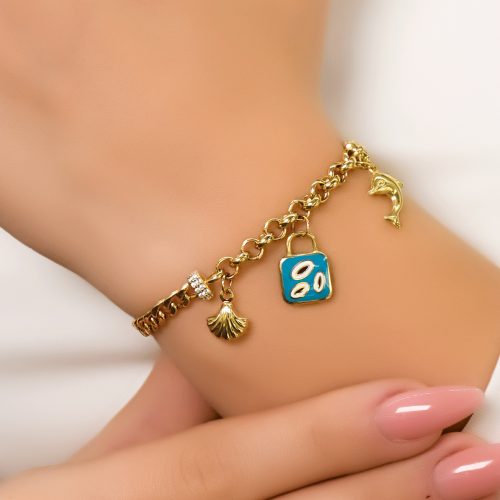 MODERN TARZ BİLEKLİK 14 AYAR A061984 MODERN TARZ BİLEKLİK 14 AYAR A061984