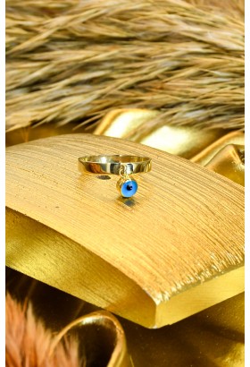 NAZAR BONCUKLU YÜZÜK 14 AYAR A061994 NAZAR BONCUKLU YÜZÜK 14 AYAR A061994