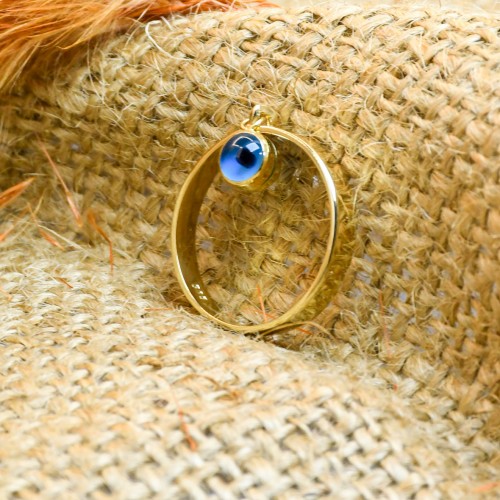 NAZAR BONCUKLU YÜZÜK 14 AYAR A061994 NAZAR BONCUKLU YÜZÜK 14 AYAR A061994