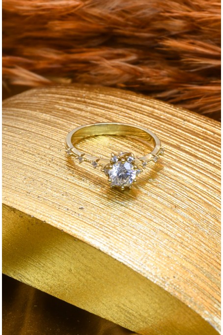 TEKTAŞ YÜZÜK 14 AYAR A063505