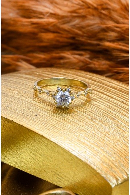 TEKTAŞ YÜZÜK 14 AYAR A063505