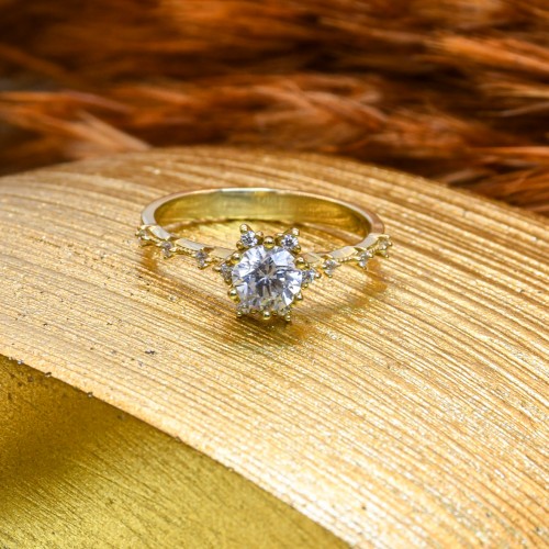 TEKTAŞ YÜZÜK 14 AYAR A063505 TEKTAŞ YÜZÜK 14 AYAR A063505