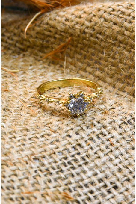 TEKTAŞ YÜZÜK 14 AYAR A063505