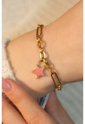 YLDIZLI ATAÇ ZİNCİR BİLEKLİK 22 AYAR A063847