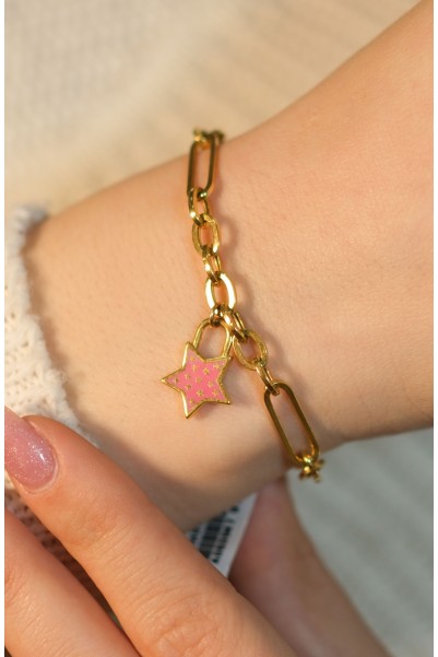 YLDIZLI ATAÇ ZİNCİR BİLEKLİK 22 AYAR A063847