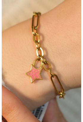 YLDIZLI ATAÇ ZİNCİR BİLEKLİK 22 AYAR A063847