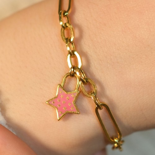 YLDIZLI ATAÇ ZİNCİR BİLEKLİK 22 AYAR A063847