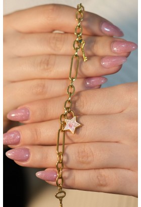 YLDIZLI ATAÇ ZİNCİR BİLEKLİK 22 AYAR A063847