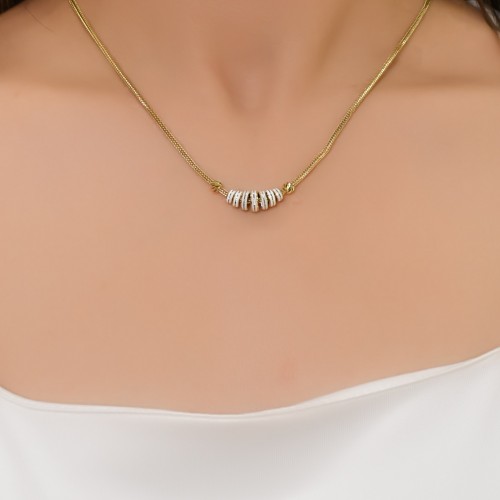 MİNELİ TASARIM KOLYE 14 AYAR A064543