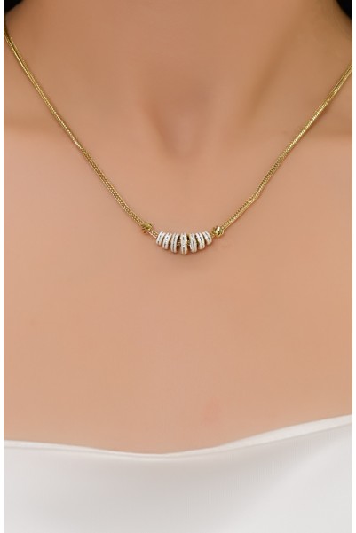 MİNELİ TASARIM KOLYE 14 AYAR A064543