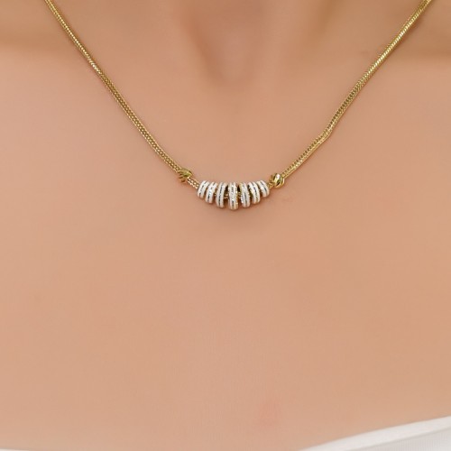 MİNELİ TASARIM KOLYE 14 AYAR A064543