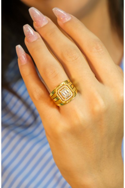 BAGET YÜZÜK 22 AYAR A064672