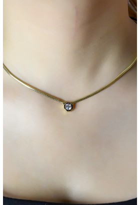 BALIK SIRTI ZİNCİR BAGET KOLYE 14 AYAR A064790 BALIK SIRTI ZİNCİR BAGET KOLYE 14 AYAR A064790