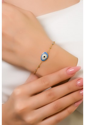 DORİKALI NAZAR BONCUK BİLEKLİK 14 AYAR A065252 DORİKALI NAZAR BONCUK BİLEKLİK 14 AYAR A065252