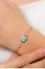 DORİKALI NAZAR BONCUK BİLEKLİK 14 AYAR A065252 DORİKALI NAZAR BONCUK BİLEKLİK 14 AYAR A065252