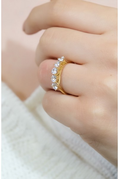 BEŞTAŞ YÜZÜK 14 AYAR A065269 BEŞTAŞ YÜZÜK 14 AYAR A065269