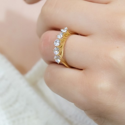 BEŞTAŞ YÜZÜK 14 AYAR A065269 BEŞTAŞ YÜZÜK 14 AYAR A065269