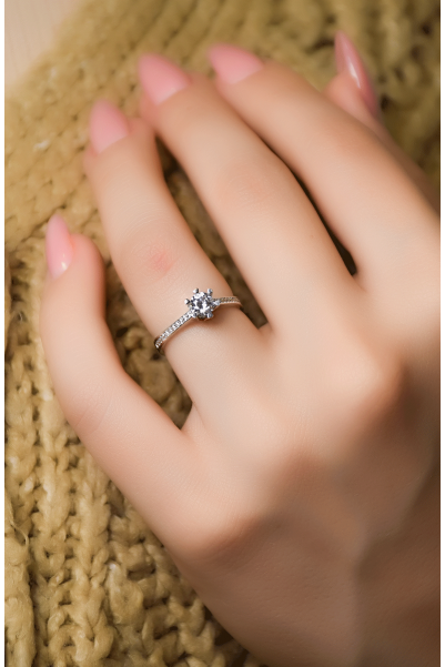 TEKTAŞ YÜZÜK 14 AYAR A065737