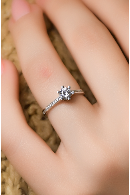 TEKTAŞ YÜZÜK 14 AYAR A065737 TEKTAŞ YÜZÜK 14 AYAR A065737