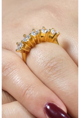 BEŞTAŞ YÜZÜK 22 AYAR A065872 BEŞTAŞ YÜZÜK 22 AYAR A065872