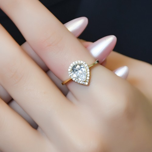 DAMLA MODEL YÜZÜK 14 AYAR A066358 DAMLA MODEL YÜZÜK 14 AYAR A066358