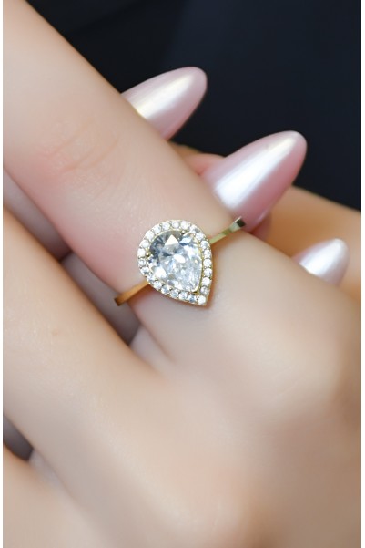 DAMLA MODEL YÜZÜK 14 AYAR A066358