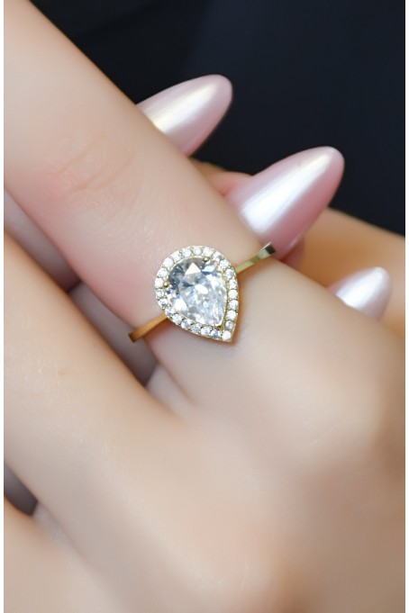 DAMLA MODEL YÜZÜK 14 AYAR A066358