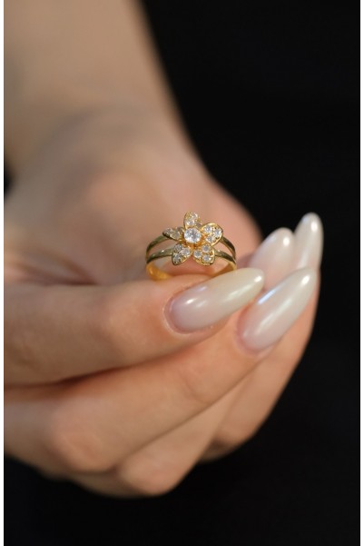 ÇİÇEK MODEL YÜZÜK 22 AYAR A067116 ÇİÇEK MODEL YÜZÜK 22 AYAR A067116