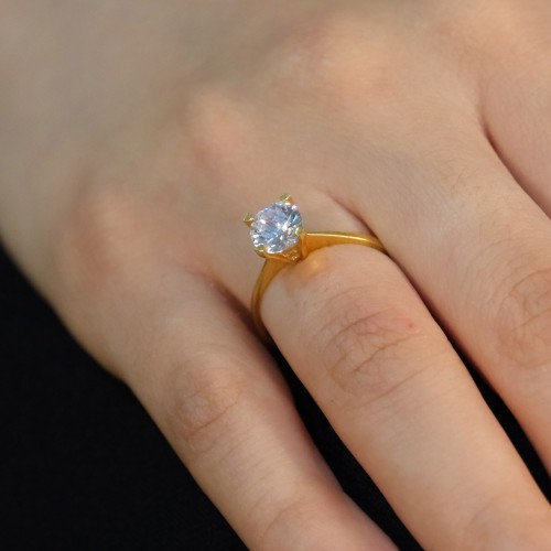 TEKTAŞ YÜZÜK 22 AYAR A067250 TEKTAŞ YÜZÜK 22 AYAR A067250