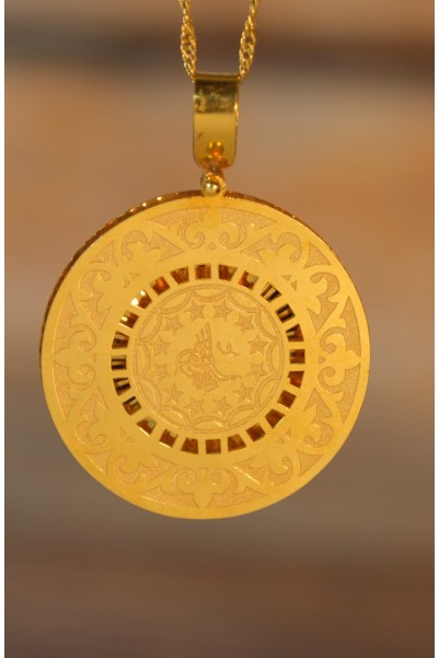 TUĞRA MOTİFLİ KOLYE UCU 22 AYAR A067423 TUĞRA MOTİFLİ KOLYE UCU 22 AYAR A067423