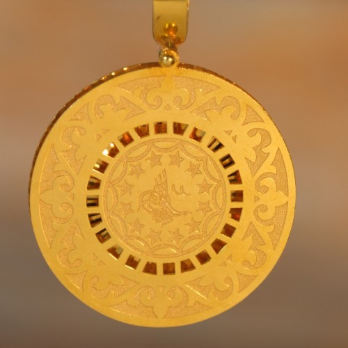 TUĞRA MOTİFLİ KOLYE UCU 22 AYAR A067423 TUĞRA MOTİFLİ KOLYE UCU 22 AYAR A067423