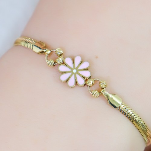 PAPATYA BALIK SIRTI BİLEKLİK 14 AYAR A067802 PAPATYA BALIK SIRTI BİLEKLİK 14 AYAR A067802