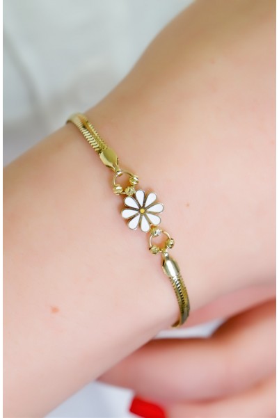 PAPATYA BALIK SIRTI BİLEKLİK 14 AYAR A067804 PAPATYA BALIK SIRTI BİLEKLİK 14 AYAR A067804