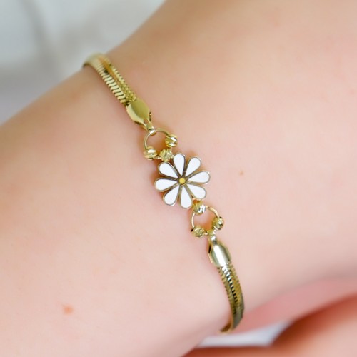 PAPATYA BALIK SIRTI BİLEKLİK 14 AYAR A067804 PAPATYA BALIK SIRTI BİLEKLİK 14 AYAR A067804