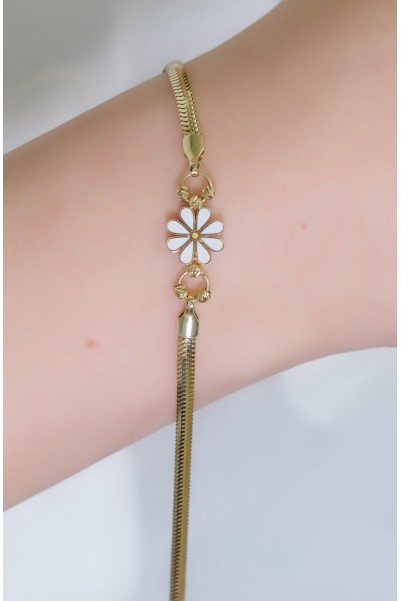 PAPATYA BALIK SIRTI BİLEKLİK 14 AYAR A067804 PAPATYA BALIK SIRTI BİLEKLİK 14 AYAR A067804