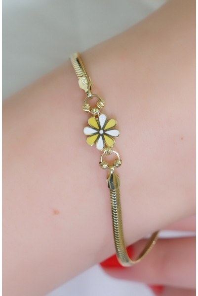 PAPATYA BALIK SIRTI BİLEKLİK 14 AYAR A067805 PAPATYA BALIK SIRTI BİLEKLİK 14 AYAR A067805