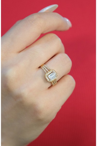 BAGET YÜZÜK 22 AYAR A068776