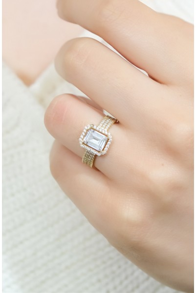 BAGET YÜZÜK 14 AYAR A068792