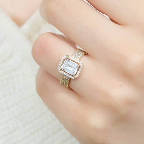 BAGET YÜZÜK 14 AYAR A068792 BAGET YÜZÜK 14 AYAR A068792