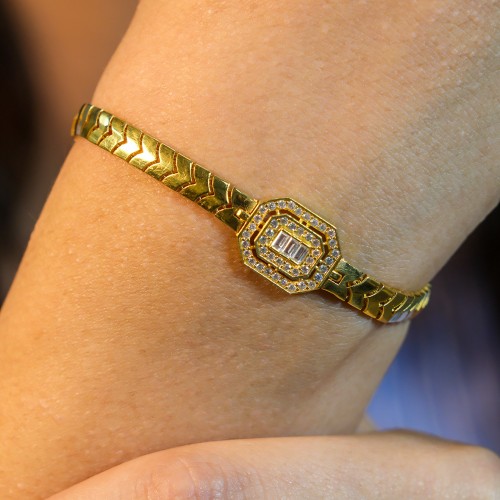 BALIK SIRTI BAGET BİLEKLİK 22 AYAR A069663 BALIK SIRTI BAGET BİLEKLİK 22 AYAR A069663