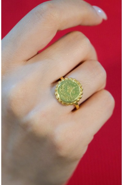 DORİKALI REŞAT YÜZÜK 22 AYAR A070417 DORİKALI REŞAT YÜZÜK 22 AYAR A070417