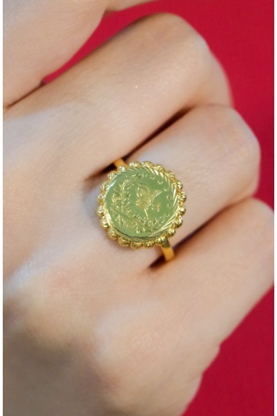 DORİKALI REŞAT YÜZÜK 22 AYAR A070417 DORİKALI REŞAT YÜZÜK 22 AYAR A070417