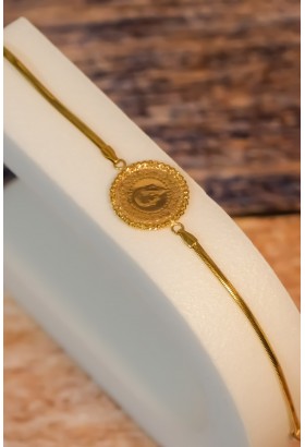 BALIK SIRTI ÇEYREKLİ BİLEKLİK 22 AYAR A070583 BALIK SIRTI ÇEYREKLİ BİLEKLİK 22 AYAR A070583