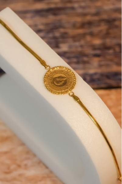 BALIK SIRTI ÇEYREKLİ BİLEKLİK 22 AYAR A070583