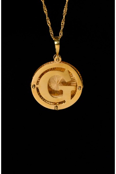 G HARF KOLYE UCU 22 AYAR A070604 G HARF KOLYE UCU 22 AYAR A070604