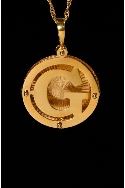 G HARF KOLYE UCU 22 AYAR A070604 G HARF KOLYE UCU 22 AYAR A070604