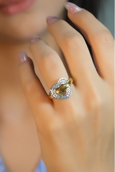 KALPLİ TASARIM YÜZÜK 22 AYAR A071591 KALPLİ TASARIM YÜZÜK 22 AYAR A071591