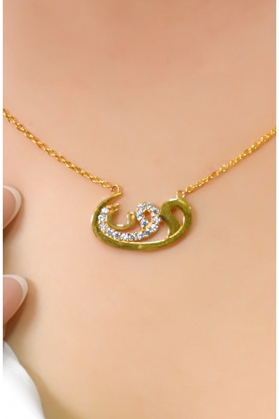 ÜÇLÜ VAV HARFİ 22 AYAR A072046