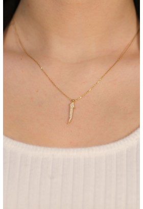 ELİF HARF KOLYE 22 AYAR A072096 ELİF HARF KOLYE 22 AYAR A072096